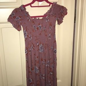 XS Off the shoulder Urban Outfitters maxi dress.